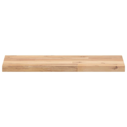 Półki ścienne, 3 szt., 60x20x2 cm, surowe lite drewno akacjowe