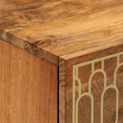 Szafka, 60x33x75 cm, lite drewno mango