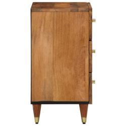 Szafka nocna, 50x33x62 cm, lite drewno mango