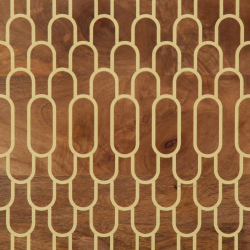 Szafka nocna, 40x33x46 cm, lite drewno mango