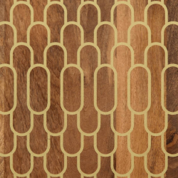 Szafka nocna, 50x33x60 cm, lite drewno mango