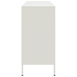 Szafka, biała, 100,5x39x79 cm, stal walcowana na zimno