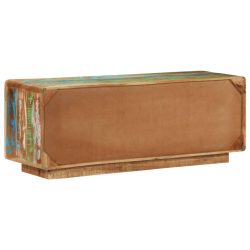 Szafka pod telewizor, 110x30x40 cm, lite drewno z odzysku