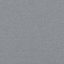 2-osobowa sofa z poduszkami, jasnoszara, 120 cm, tkanina