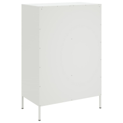 Szafka, biała, 68x39x101,5 cm, stal walcowana na zimno