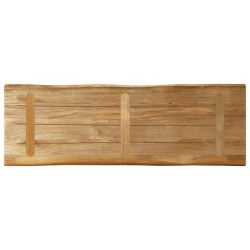 Blat stołu z naturalną krawędzią, 140x40x3,8 cm, drewno mango