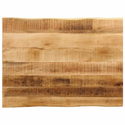 Blat stołu z naturalną krawędzią, 70x60x3,8 cm, drewno mango