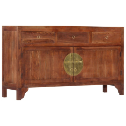Szafka 140x40x80 cm, z litego drewna akacjowego