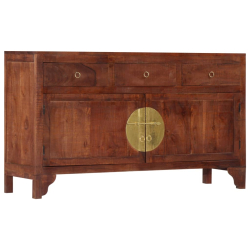 Szafka 140x40x80 cm, z litego drewna akacjowego