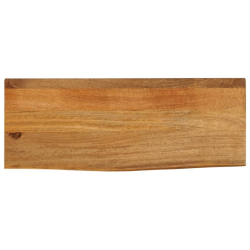 Blat stołu z naturalną krawędzią, 80x30x2,5 cm, drewno mango