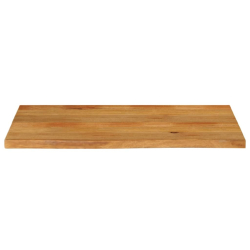 Blat stołu z naturalną krawędzią, 100x60x2,5 cm, drewno mango