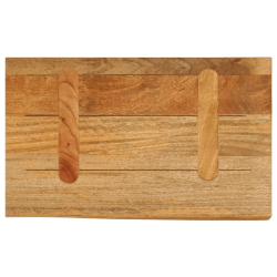 Blat stołu z naturalną krawędzią, 50x20x3,8 cm, drewno mango
