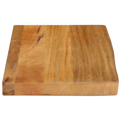 Blat stołu z naturalną krawędzią, 60x40x3,8 cm, drewno mango