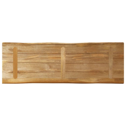 Blat stołu z naturalną krawędzią, 110x40x2,5 cm, drewno mango
