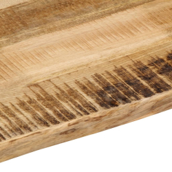 Blat stołu z naturalną krawędzią, 140x40x2,5 cm, drewno mango