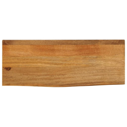 Blat stołu z naturalną krawędzią, 80x20x2,5 cm, drewno mango