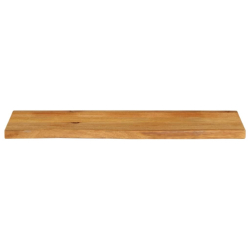 Blat stołu z naturalną krawędzią, 100x30x2,5 cm, drewno mango