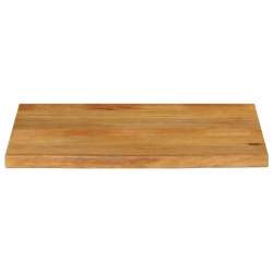 Blat stołu z naturalną krawędzią, 90x60x2,5 cm, drewno mango