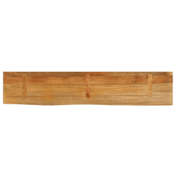 Blat stołu z naturalną krawędzią, 160x20x3,8 cm, drewno mango