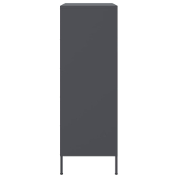 Szafka, antracytowa, 68x39x113 cm, stal