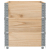 Donica ogrodowa, 100x50 cm, lite drewno sosnowe