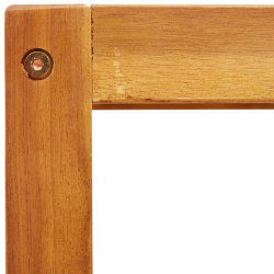 Stolik ogrodowy, 65x65x29 cm, lite drewno akacjowe