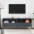 Szafki pod TV, 2 szt., antracytowe, 68x39x50,5 cm, stal