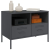 Szafki pod TV, 2 szt., antracytowe, 68x39x50,5 cm, stal