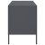 Szafki pod TV, 2 szt., antracytowe, 68x39x50,5 cm, stal