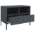 Szafki pod TV, 2 szt., antracytowe, 68x39x50,5 cm, stal