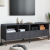 Szafki pod TV, 2 szt., antracytowe, 68x39x50,5 cm, stal