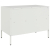 Szafki RTV, 2 szt., białe, 68x39x50,5 cm, stal walcowana
