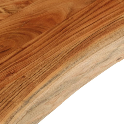Blat do stołu, 110x40x3,8cm, drewno akacjowe, naturalna krawędź