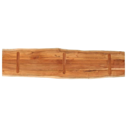 Blat do stołu, 160x40x3,8cm, drewno akacjowe, naturalna krawędź