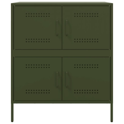 Szafka, oliwkowa, 68x39x79 cm, stal