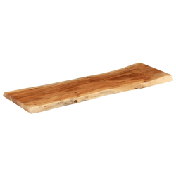 Blat do stołu, 120x40x3,8cm, drewno akacjowe, naturalna krawędź