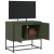Szafka pod telewizor, oliwkowa, 68,5x39x60,5 cm, stalowa