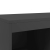 Szafka, czarna, 68,5x39x111,5 cm, stal walcowana na zimno