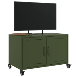 Szafka RTV, oliwkowa, 68x39x43,5 cm, stal walcowana na zimno
