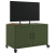 Szafka RTV, oliwkowa, 68x39x43,5 cm, stal walcowana na zimno