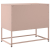 Szafka pod telewizor, różowa, 68,5x39x60,5 cm, stalowa