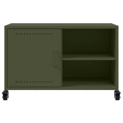 Szafka RTV, oliwkowa, 68x39x43,5 cm, stal walcowana na zimno