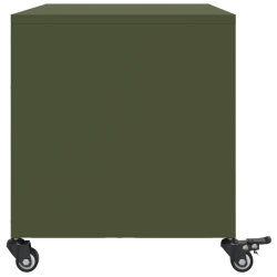 Szafka RTV, oliwkowa, 68x39x43,5 cm, stal walcowana na zimno