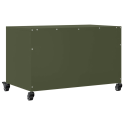 Szafka RTV, oliwkowa, 68x39x43,5 cm, stal walcowana na zimno