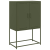 Szafka pod telewizor, oliwkowa, 68x39x60,5 cm, stalowa