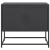 Szafka pod telewizor, czarna, 68,5x39x60,5 cm, stalowa