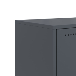 Szafka pod telewizor, antracytowa, 68,5x39x60,5 cm, stalowa
