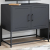 Szafka pod telewizor, antracytowa, 68,5x39x60,5 cm, stalowa