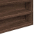 Witryna, brązowy dąb, 100x8,5x75 cm, materiał drewnopochodny