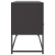 Szafka pod telewizor, czarna, 100,5x39x60,5 cm, stalowa